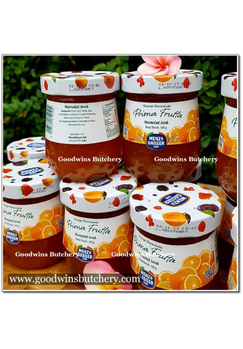 Jam selai Italy MENZ & GASSER Prima Frutta fruit ORANGE MARMALADE 340g